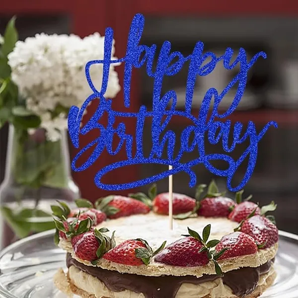 Multicollor_Happy_Birthday_Cake_Topper_|_Purple_Glitter_Cake_Topper_|_Glitter_Cake_Decoration_|_B'Day_Celebration/Purple_Color