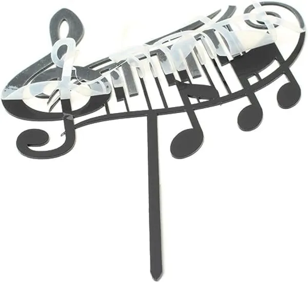 Black_Music_Notes_Cake_Topper_|_Acrylic_Musical_Theme_Party_Supplies_|_Black_Music_Notes_For_Topping_|_Birthday_Party_Cake_Topper