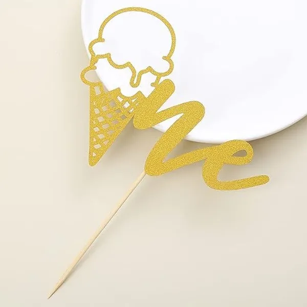 Gold_One_Ice_Cream_Cake_Topper_|_Gold_Glitter_Cake_Topper_For_First_Birthday_|_Summer_Themed_Birthday_Party_Decoration_|_Smash_Cake_Decoration_|_Photo_Prop