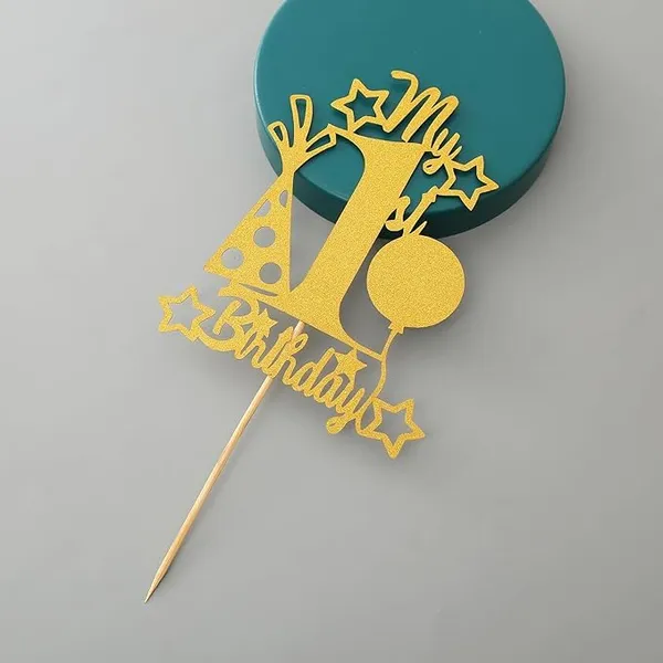 Gold_My_1St_Birthday_Cake_Topper_|_Gold_Glitter_Cake_Topper_For_1St_Birthday_|_First_Anniversary_Party_Decor_|_Single-Sided_Glitter_Cake_Topper_|_Smash_Cake_Decoration_|_Photo_Booth_Props
