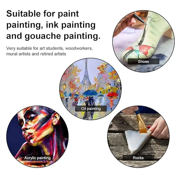 Multicollor_12Pcs_Paint_Brushes_Set_|_Oil_Paint_Brushes_|_Watercolor_Paint_Brush_|_Gouache_Painting_|_Acrylic_Painting
