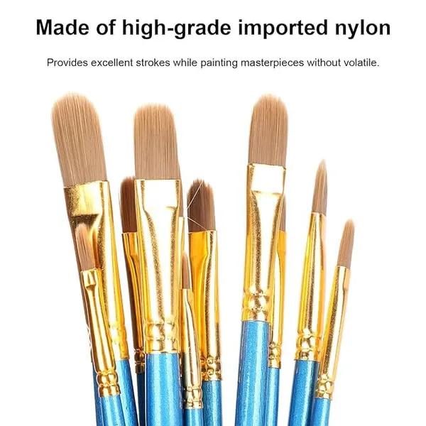 Multicollor_12Pcs_Paint_Brushes_Set_|_Oil_Paint_Brushes_|_Watercolor_Paint_Brush_|_Gouache_Painting_|_Acrylic_Painting