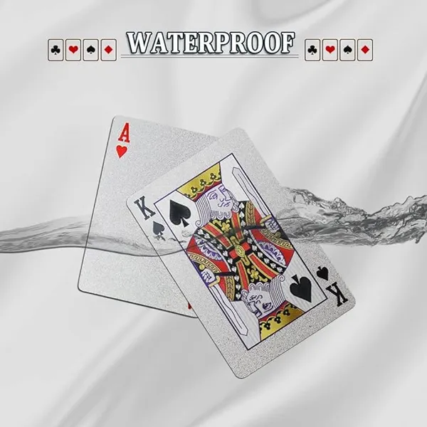 Silver_Deck_Poker_Card_|_Waterproof_Silver_Foil_Playing_Cards_|_Perfect_For_Party_And_Game_|_Foil_Deck_|_Washable_Flexible_For_Adults,_Family,_Game_And_Party