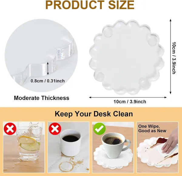 Multi_Scalloped_Shape_Acrylic_Coasters_|_Pack_Of_2_Transparent_Drink_Coasters_For_Cups,_Mugs_&_Glasses_|_Elegant_Table_Coasters_For_Home,_Office_&_Café_|_Non-Slip,_Heat_Resistant_&_Easy_To_Clean