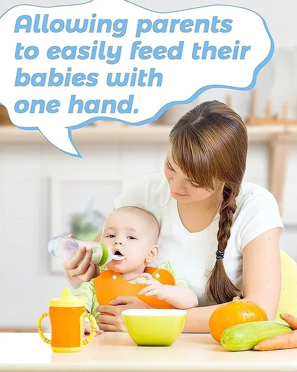 Multi_Silicon_Spoon_Squeeze_Feeder_|_Baby_Food_Feeder_Bottle_|_Feeding_Spoons_|_Baby_Feeding_Supplies_|_Food_Dispensing_Spoon_For_Toddlers_|_Baby_Feeders_For_Baby_Food/Assorted_Color