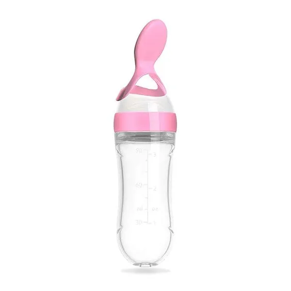Multi_Silicon_Spoon_Squeeze_Feeder_|_Baby_Food_Feeder_Bottle_|_Feeding_Spoons_|_Baby_Feeding_Supplies_|_Food_Dispensing_Spoon_For_Toddlers_|_Baby_Feeders_For_Baby_Food/Assorted_Color