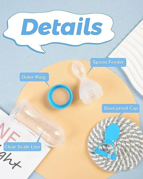 Multi_Silicon_Spoon_Squeeze_Feeder_|_Baby_Food_Feeder_Bottle_|_Feeding_Spoons_|_Baby_Feeding_Supplies_|_Food_Dispensing_Spoon_For_Toddlers_|_Baby_Feeders_For_Baby_Food/Assorted_Color