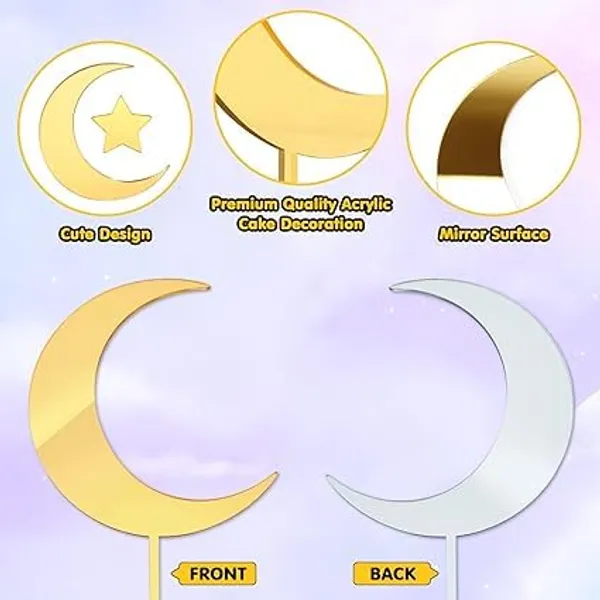 Gold_Star_Moon_Cake_Topper_|_Celestial_Golden_Cake_Topper_|_Birthday_Party_Decoration_Supplies_|_Smash_Cake_Decoration_|_Photo_Booth_Props_|_Acrylic_Mirror_Gold