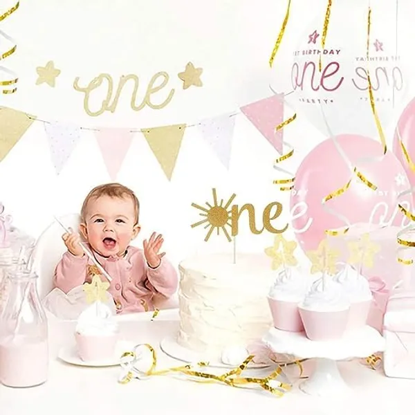 Gold_Sun_One_Cake_Topper_|_Gold_Glitter_Cake_Topper_For_1St_Birthday_|_First_Anniversary_Party_Decor_|_Single-Sided_Glitter_Cake_Topper_|_Smash_Cake_Decoration_|_Photo_Booth_Props