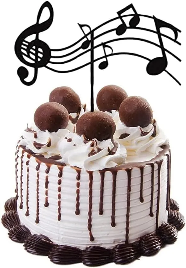 Black_Music_Notes_Cake_Topper_|_Acrylic_Musical_Theme_Party_Supplies_|_Black_Music_Notes_For_Topping_|_Birthday_Party_Cake_Topper/Theme_3