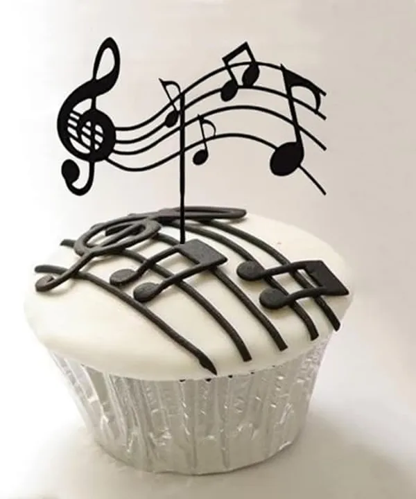 Black_Music_Notes_Cake_Topper_|_Acrylic_Musical_Theme_Party_Supplies_|_Black_Music_Notes_For_Topping_|_Birthday_Party_Cake_Topper/Theme_3