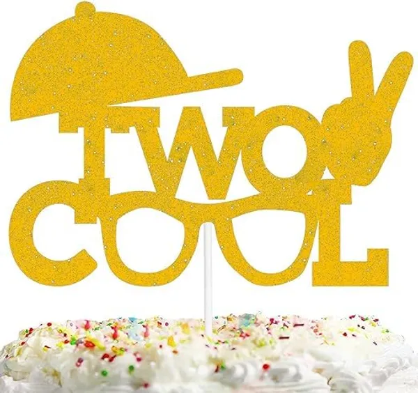 Multi_Two_Cool_Cake_Topper_|_2Nd_Birthday_Party_Black_Glitter_|_Second_Birthday_Photo_Props_|_Party_Decoration_Supplies_|_Smash_Cake_Decoration_|_Sunglasses_Shape