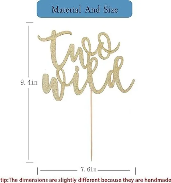 Gold_Two_Wild_Cake_Topper_|_Jungle_Theme_2Nd_Birthday_Party_Decoration_|_Gold_Glitter_Cake_Topper_For_Second_Birthday_|_Safari_And_Animal_Theme_Party_Supplies