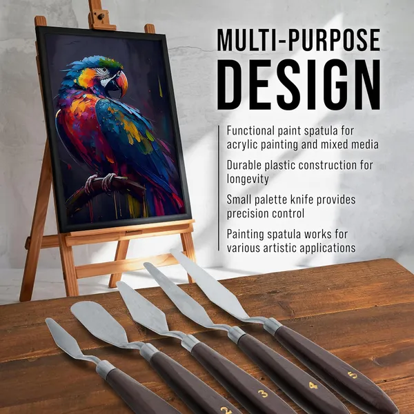Multicollor_Us_Art_Supply_5_Piece_Palette_Knife_Set
