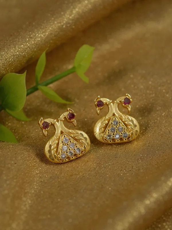 Traditional_Gold-Plated_Double_Peacock_Stud_Earrings_With_Ruby_And_White_Stones_For_Women