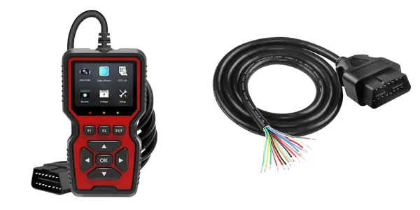 V519_OBD_Scanner_&_OBD2_16-Pin_Open_Wire_Extension_Cable_Combo