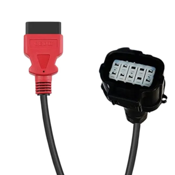 Ashok_Leyland_BS6_Connect_All_Scantool_Cable_OBD2_BS6_Scantool_Cable_OBD_16_pin_Male_Connector_to_10_pin_ECO_Connector_B_STAR036