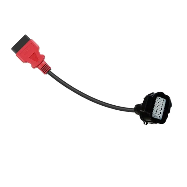Ashok_Leyland_BS6_Connect_All_Scantool_Cable_OBD2_BS6_Scantool_Cable_OBD_16_pin_Male_Connector_to_10_pin_ECO_Connector_B_STAR036