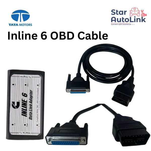 TATA_Cummins_Inline-6_OBD-II_Male_to_DB25_Testing_Device_Cable_Data_Link_Adapter_Diagnostic_Tool_Cable_for_Cummins_Diesel,_CNG_Engine_STAR053