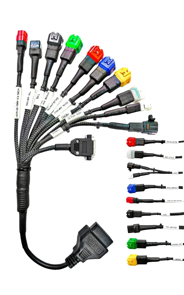 Star_Autolink_BS6_Universal_Bike_11_Cord_Cable_with_16_Pin_Smart_Converter_&_OBD2_Scanner_Diagnostic_Interface_STAR052