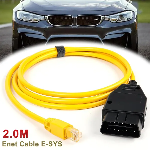 ENET_Ethernet_Cable_RJ45_Yellow_OBD_OBDII_OBD2_Interface_Coding_f-Series_Cable_use_for_Compaitble_with_INPA_E-SYS_Code_Reader_STAR038
