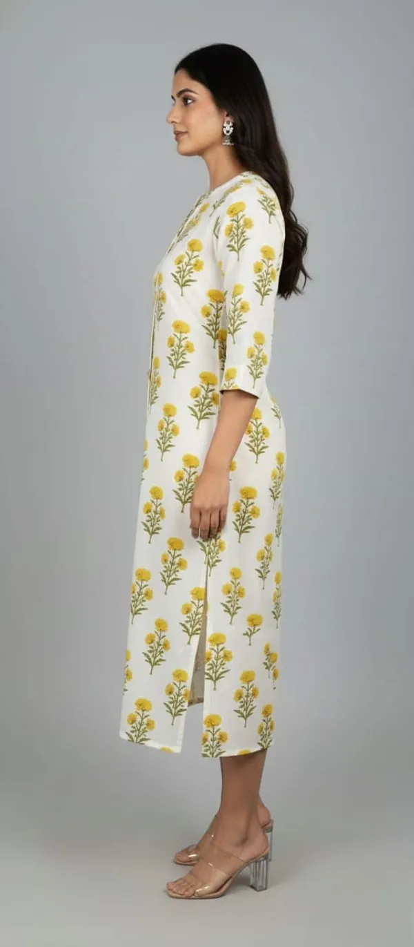 Geometric_Print_Yellow_Rayon_Aline_Kurti_For_Women