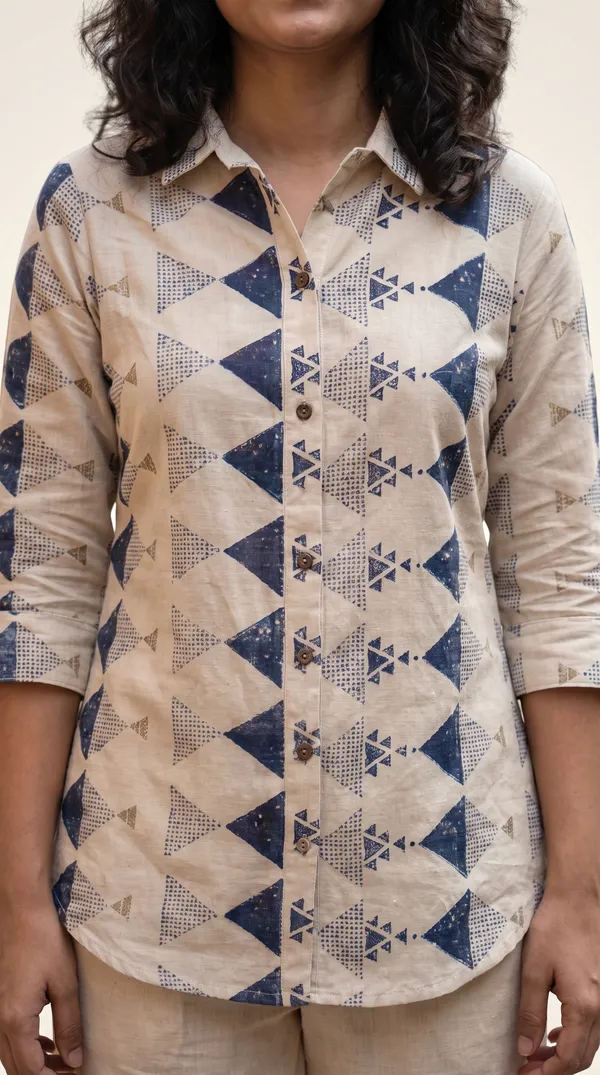 BEIGE_GEOMETRY_PRINT_COTTON_CO-ORD_SET