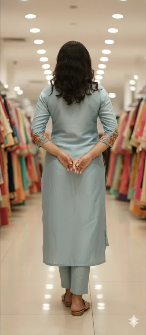 Blue_Hand_Work_Mul_Chanderi_Kurta_Set_With_Dupatta_For_Women_Combo_Set_(_Pack_Of_2)