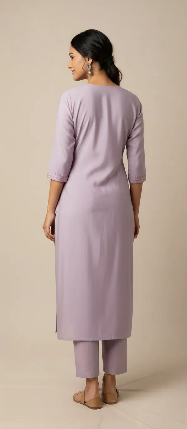 LIGHT_PURPLE_ROMAN_SILK_KURTA_BOTTOM_SET