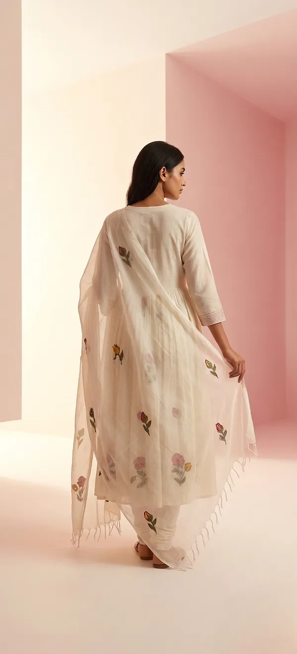 CREAM_BRUSH_PAINT_AND_KATHA_WORK_COTTON_KURTA_SET_WITH_DUPATTA