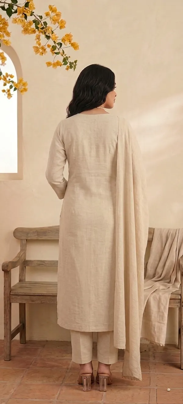 CREAM_PINTEX_COTTON_KURTA_SET_WITH_DUPATTA