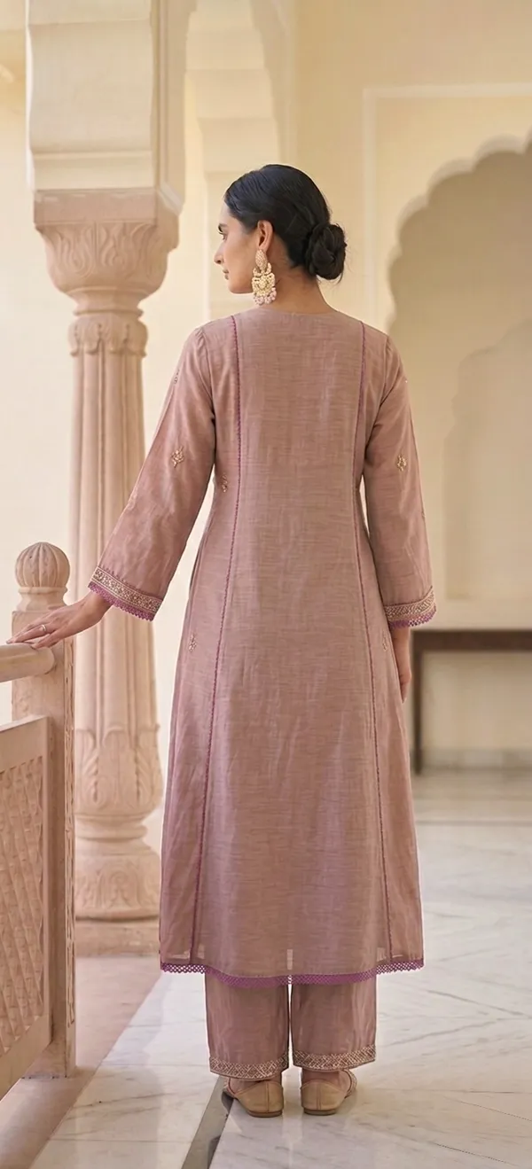 PURPLE_KOTA_DORIA_MUL_COTTON_KURTA_SET_WITH_DUPATTA