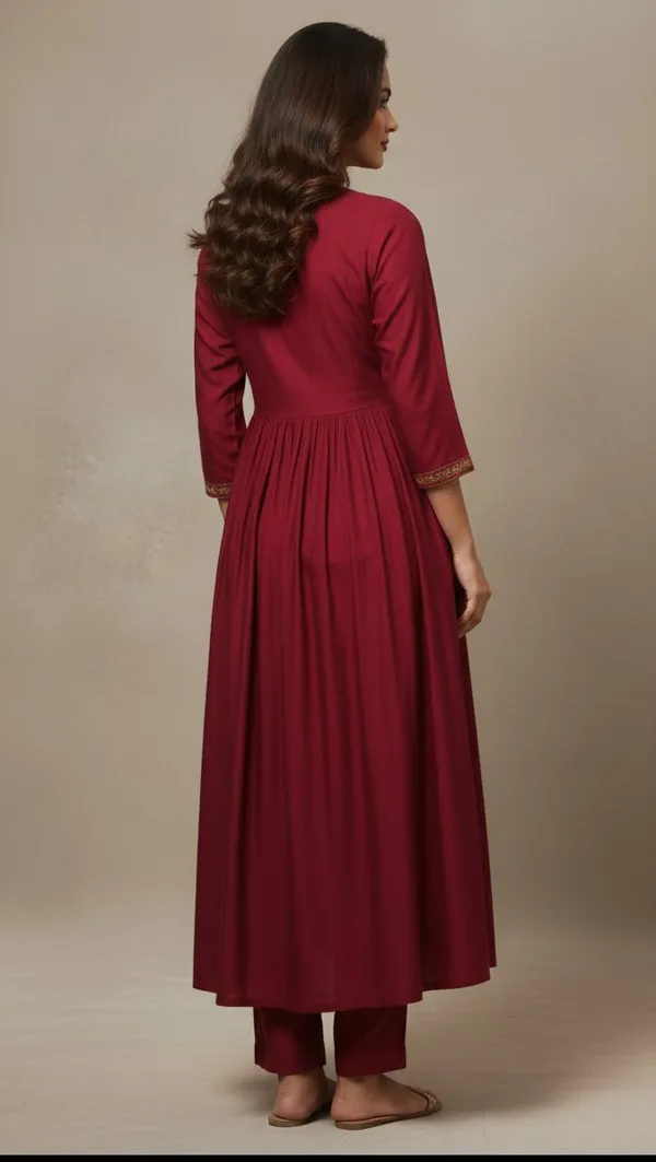 PINK_HAND_WORK_MUL_CHANDERI_KURTA_SET_WITH_DUPATTA