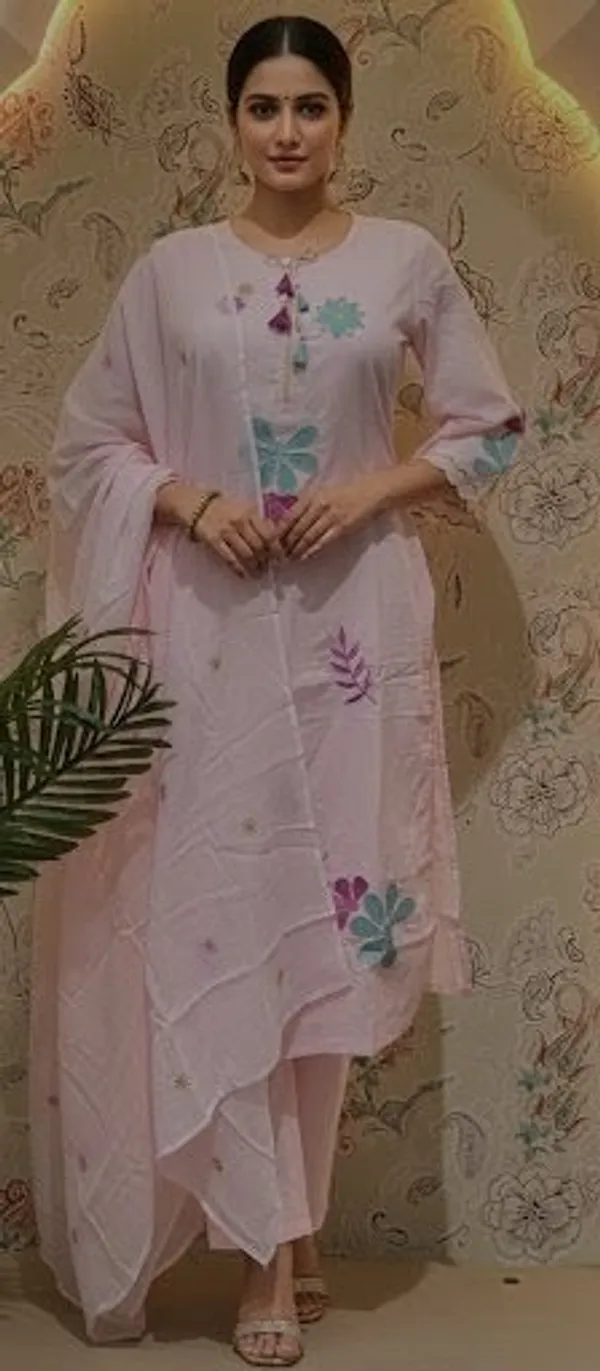 PINK_THREAD_WORK_MUL_COTTON_KURTA_SET_WITH_DUPATTA