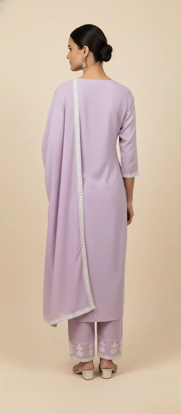 PURPLE_LUKHNAVI_RAYON_KURTA_SET_WITH_DUPATTA