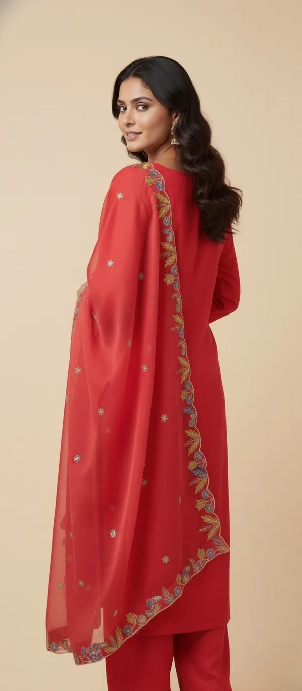 RED_THREAD_WORK_SILK_KURTA_SET_WITH_DUPATTA