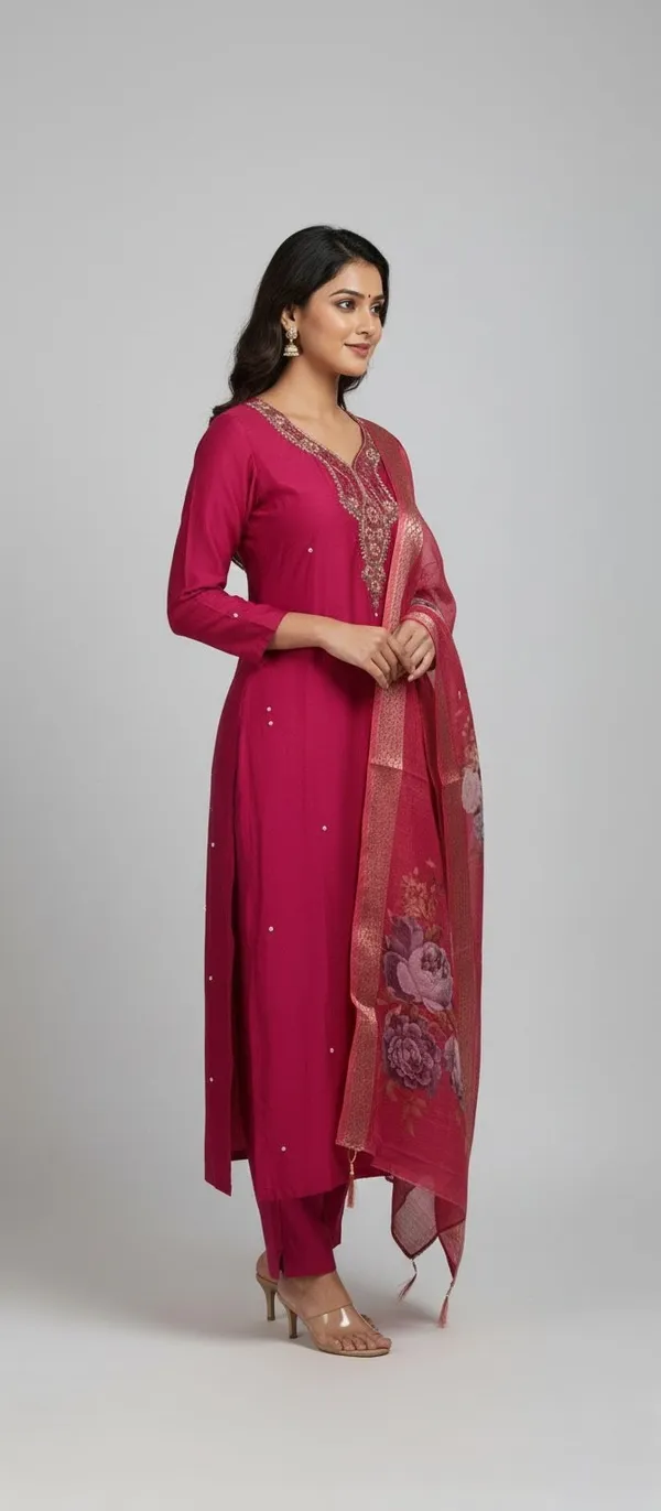 Pink_Handwork_Roman_Silk_Kurta_Set_With_Dupatta_For_Women