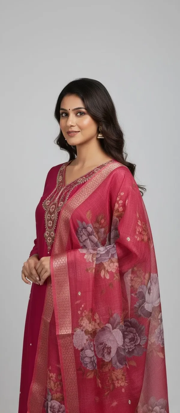 Pink_Handwork_Roman_Silk_Kurta_Set_With_Dupatta_For_Women