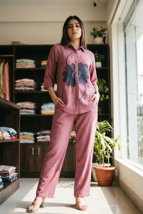 PINK_THREAD_AND_SEQUENCE_WORK_SILK_CO-ORD_SET