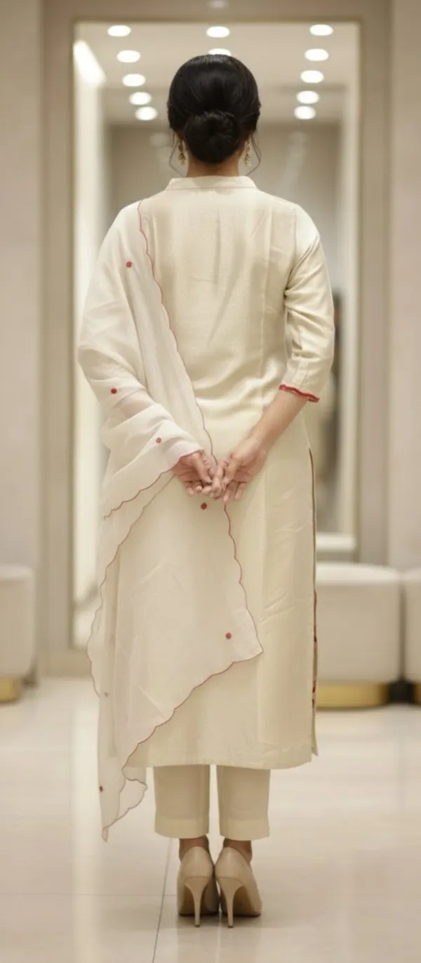 Ivory_Aplique_Tissue_Shimmer_Kurta_Set_With_Thread_Work_Dupatta_For_Women
