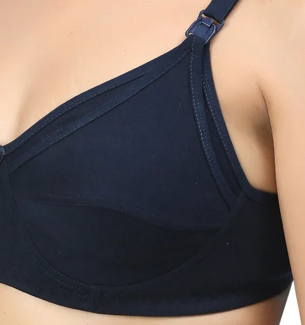 Navy_Blue_Cotton_Maternity_&_Nursing_Non_Padded_Bra_For_Women