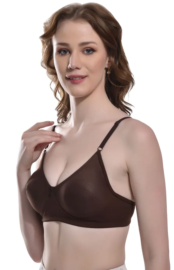 Coffee_Cotton_Seamless_Everyday_Non-Padded_Non-Wired_T-Shirt_Bra