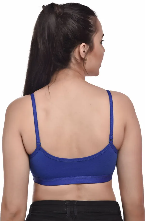 Royal_Blue_Cotton_Non-Padded_Non-Wired_Full_Coverage_Sports_Bra
