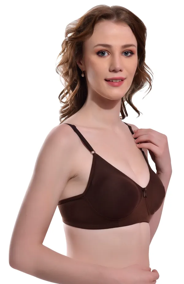 Coffee_Cotton_Seamless_Everyday_Non-Padded_Non-Wired_T-Shirt_Bra