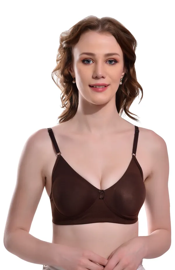 Coffee_Cotton_Seamless_Everyday_Non-Padded_Non-Wired_T-Shirt_Bra