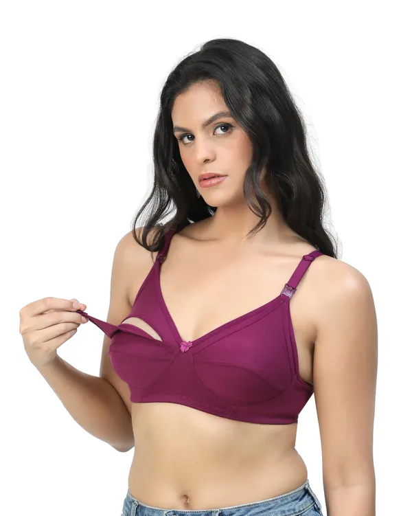 Black-Purple_Full_Coverage_Maternity_Bra_Pack_Of_2