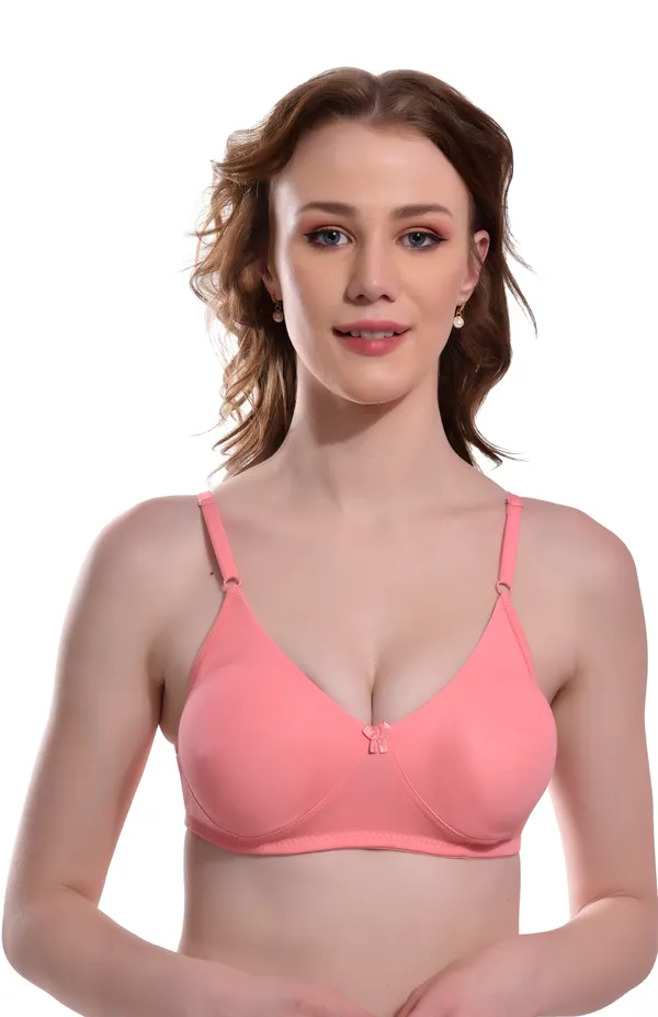 Rose_Pink_Cotton_Seamless_Everyday_Non-Padded_Non-Wired_T-Shirt_Bra