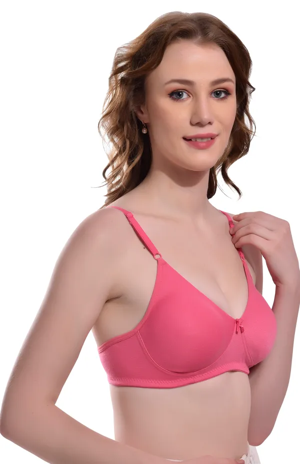 Rose_Pink_Cotton_Seamless_Everyday_Non-Padded_Non-Wired_T-Shirt_Bra