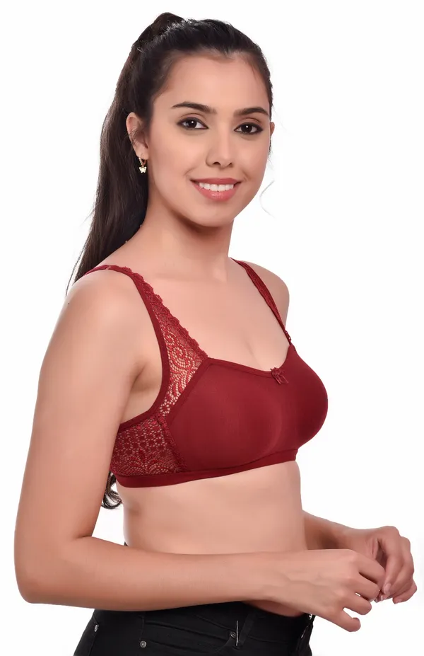 Maroon_Lace_Cotton_Everyday_Non_Padded_Bra_For_Women