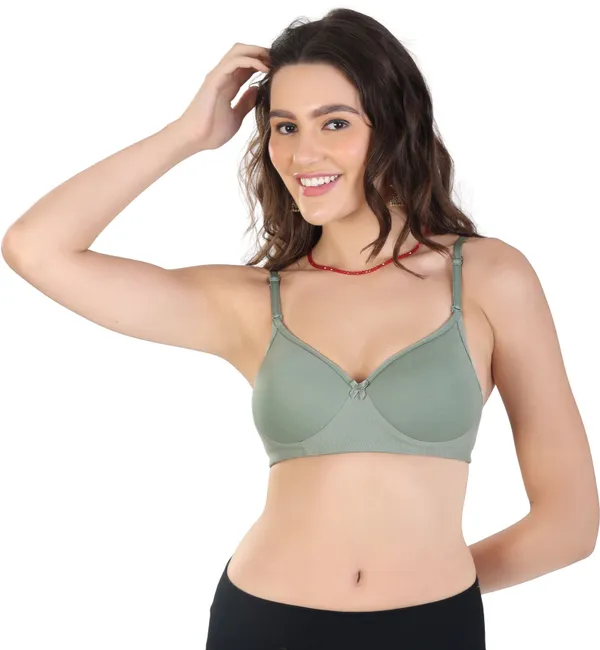 Pastel_Green_Cotton_T-Shirt_Padded_Bra_For_Women